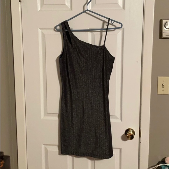 Byer Too! Charcoal grey sparkle dress, Sz L π¦ - Picture 1 of 7
